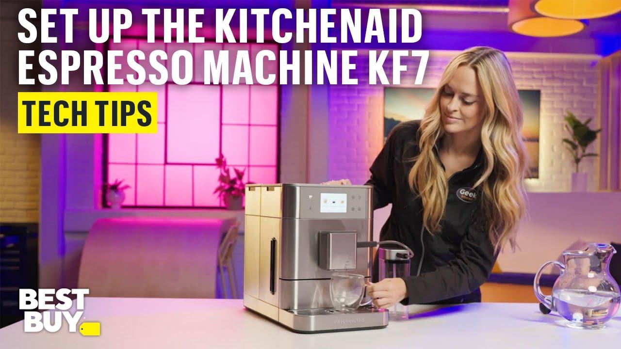 Setting Up the KitchenAid Fully Automatic Espresso Machine KF7 – Tech Tips from Best Buy thumbnail