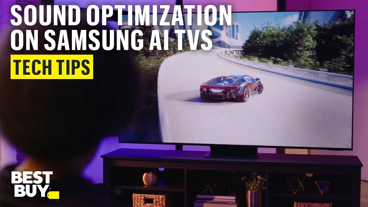 AI Sound Optimization with Samsung AI TVs – Tech Tips from Best Buy thumbnail