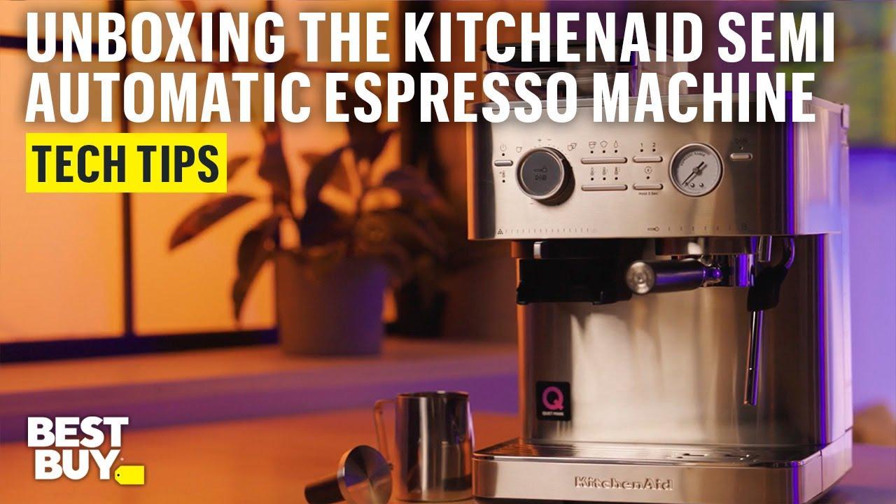 Unboxing the KitchenAid Semi Automatic Espresso Machine – Tech Tips from Best Buy thumbnail