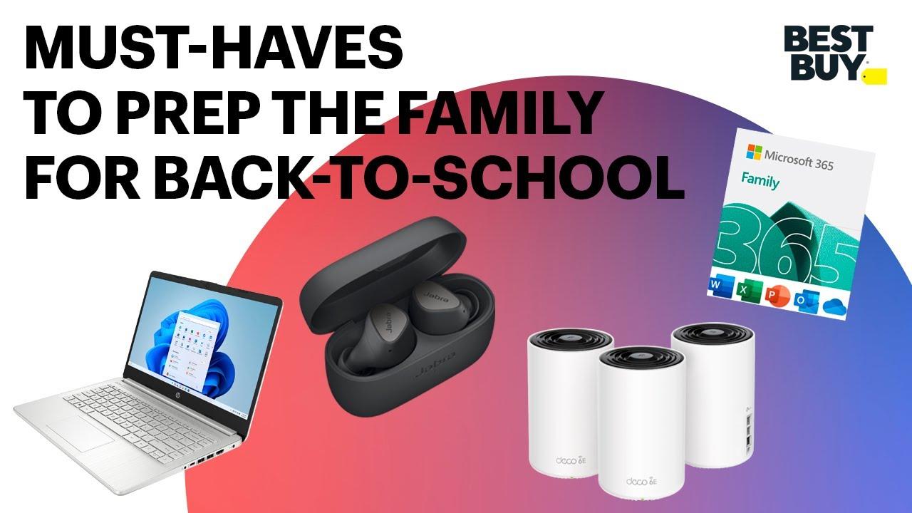 Must-Haves to Prep the Family for Back to School | Best Buy thumbnail