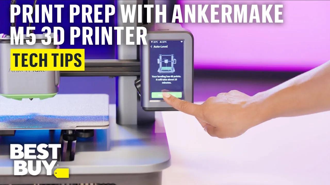 Getting the AnkerMake M5 Speedy 3D Printer Ready to Print – Tech Tips from Best Buy thumbnail