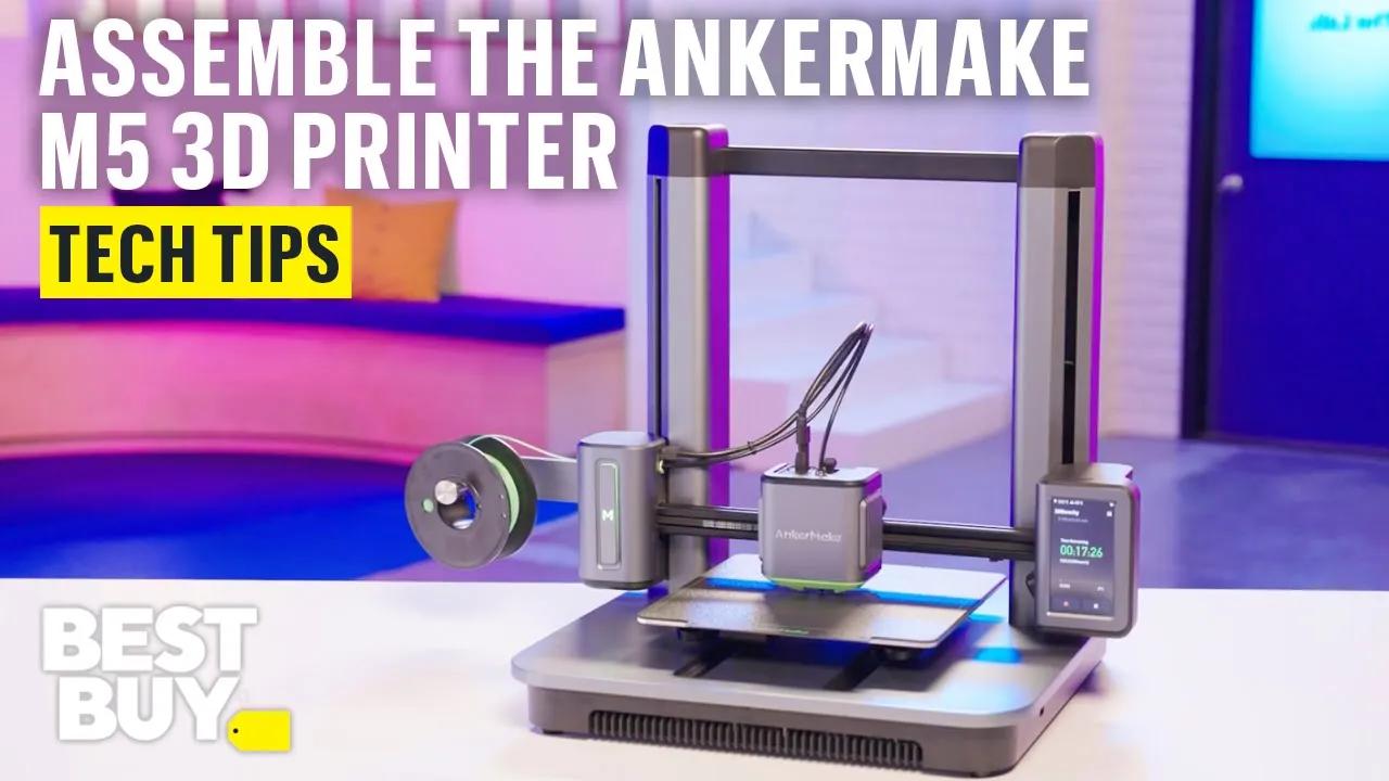 Set up the AnkerMake M5 Speedy 3D Printer– Tech Tips from Best Buy thumbnail