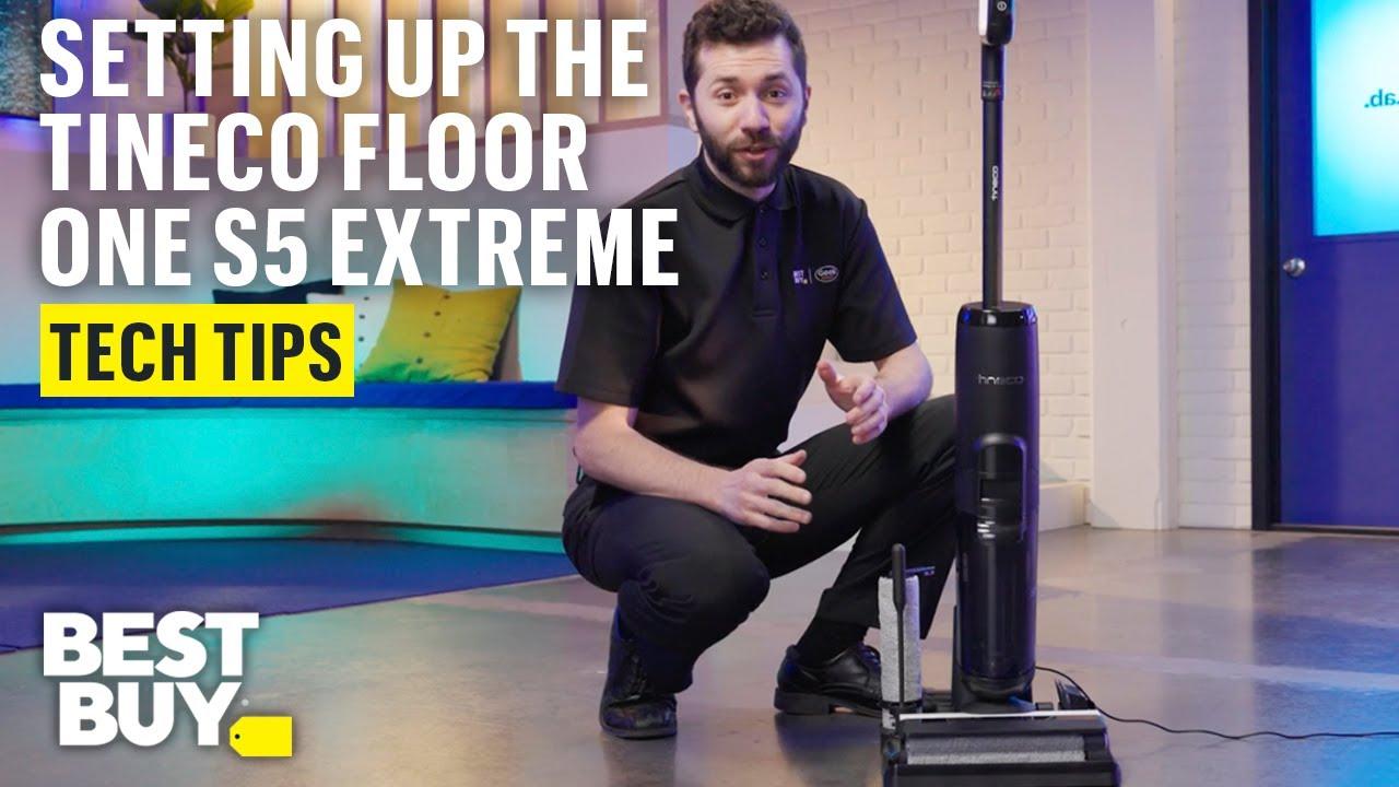 Setting Up the Tineco Floor One S5 Extreme to Start Cleaning – Tech Tips from Best Buy thumbnail