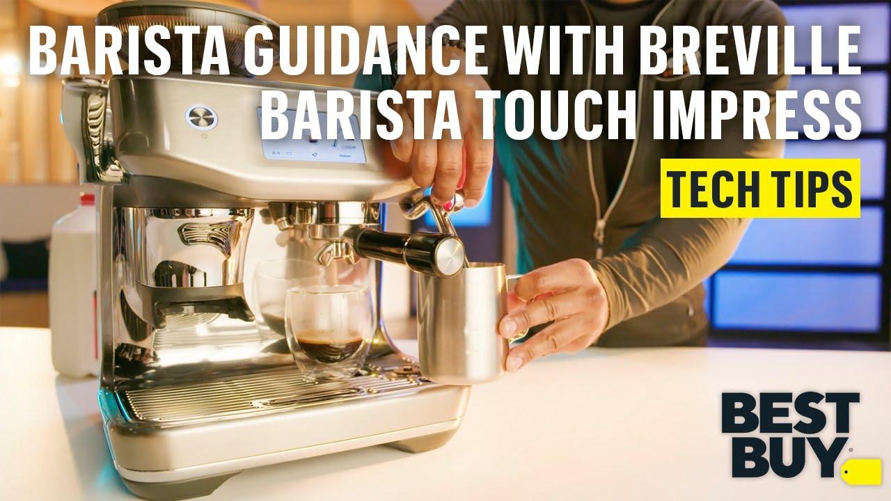 Guided Drink Options with Breville Barista Touch Impress Espresso Machine – Tech Tips from Best Buy thumbnail