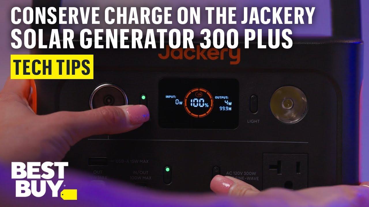 Energy Saving Mode on the Jackery Solar Generator 300 Plus – Tech Tips from Best Buy thumbnail