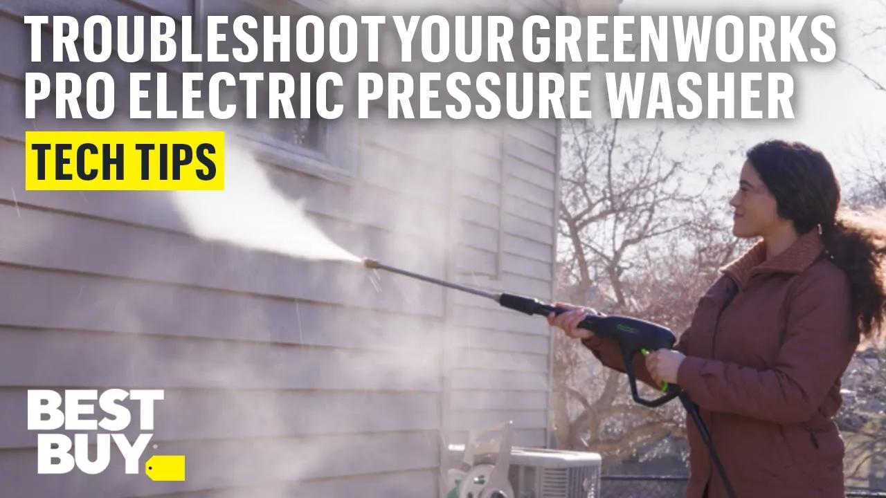 Troubleshooting Tips for the Greenworks Pro Electric Pressure Washer thumbnail