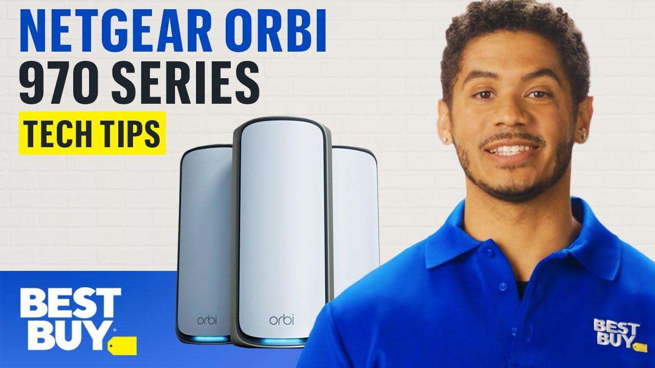 Wi-Fi 7 with the NETGEAR Orbi 970 Series Quad-Band Wi-Fi Mesh System | Tech Tips from Best Buy thumbnail