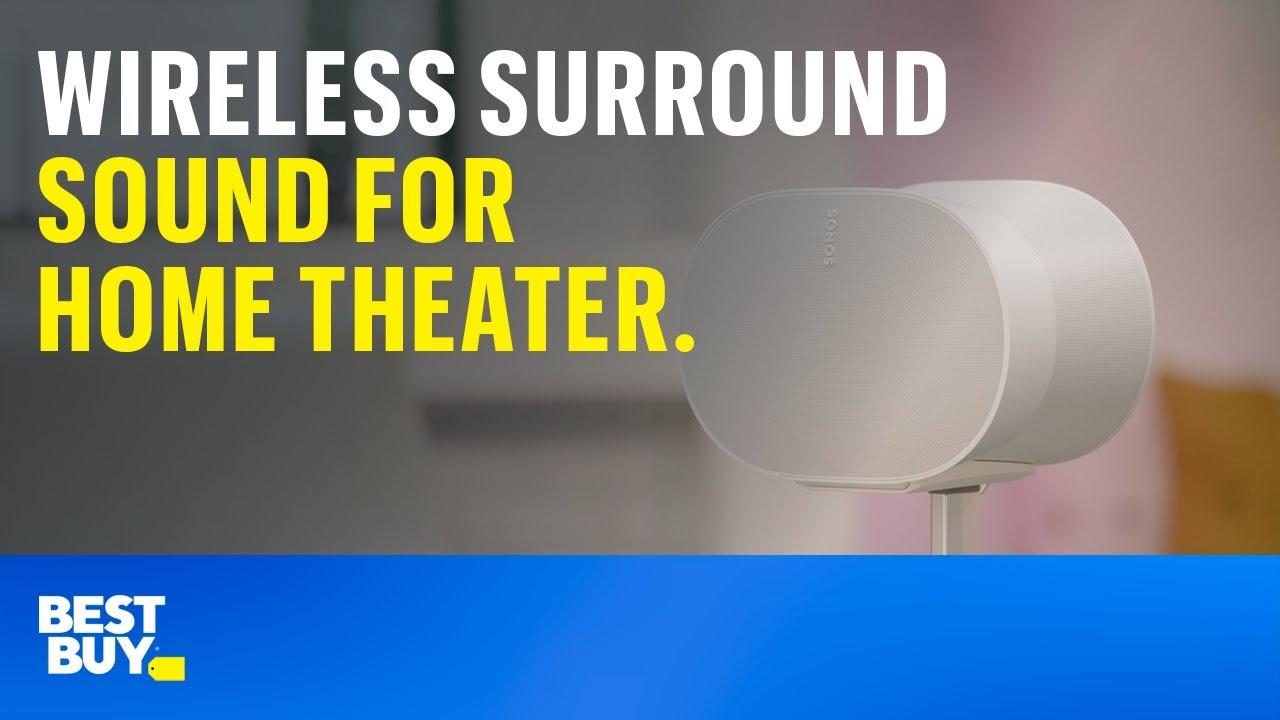 Wireless surround sound for home theater. Tech Tips from Best Buy. thumbnail