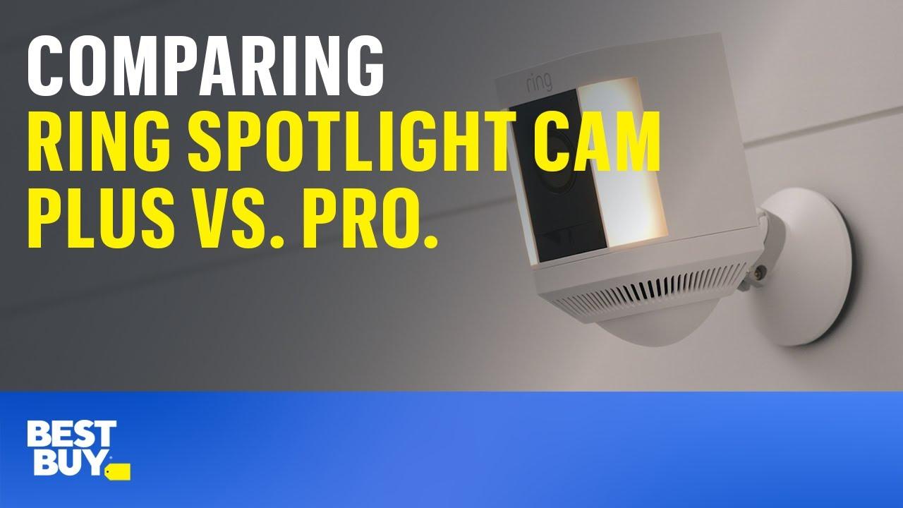 Comparing Ring Spotlight Cam Plus vs. Pro. Tech Tips from Best Buy. thumbnail