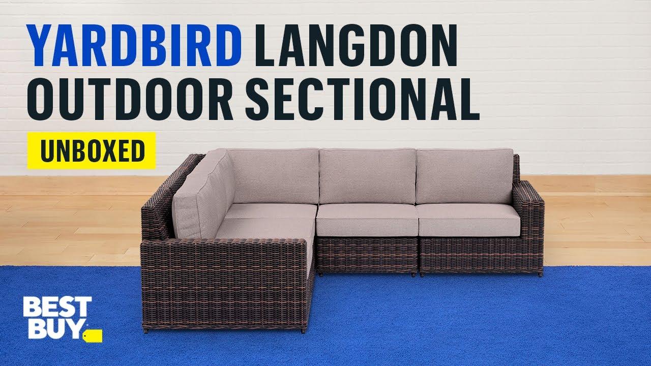 Yardbird – Langdon Outdoor Sectional – From Best Buy thumbnail