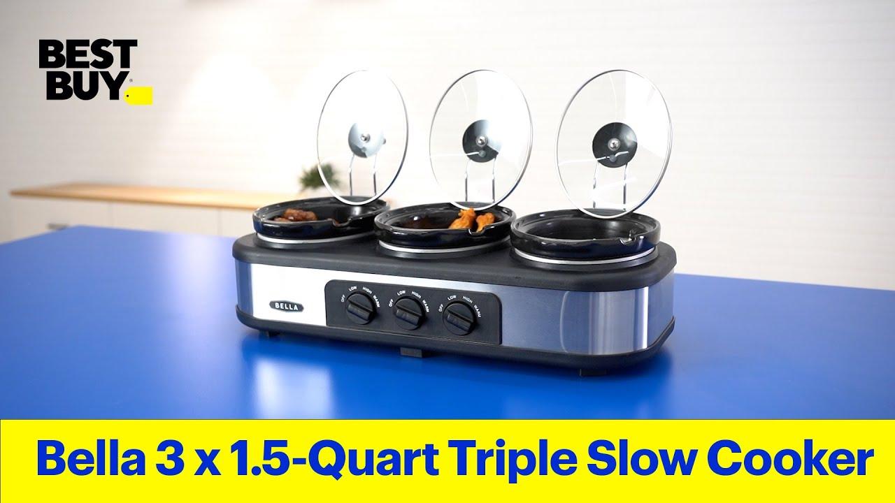 Bella - 3 x 1.5-Quart Triple Slow Cooker Demo - from Best Buy thumbnail