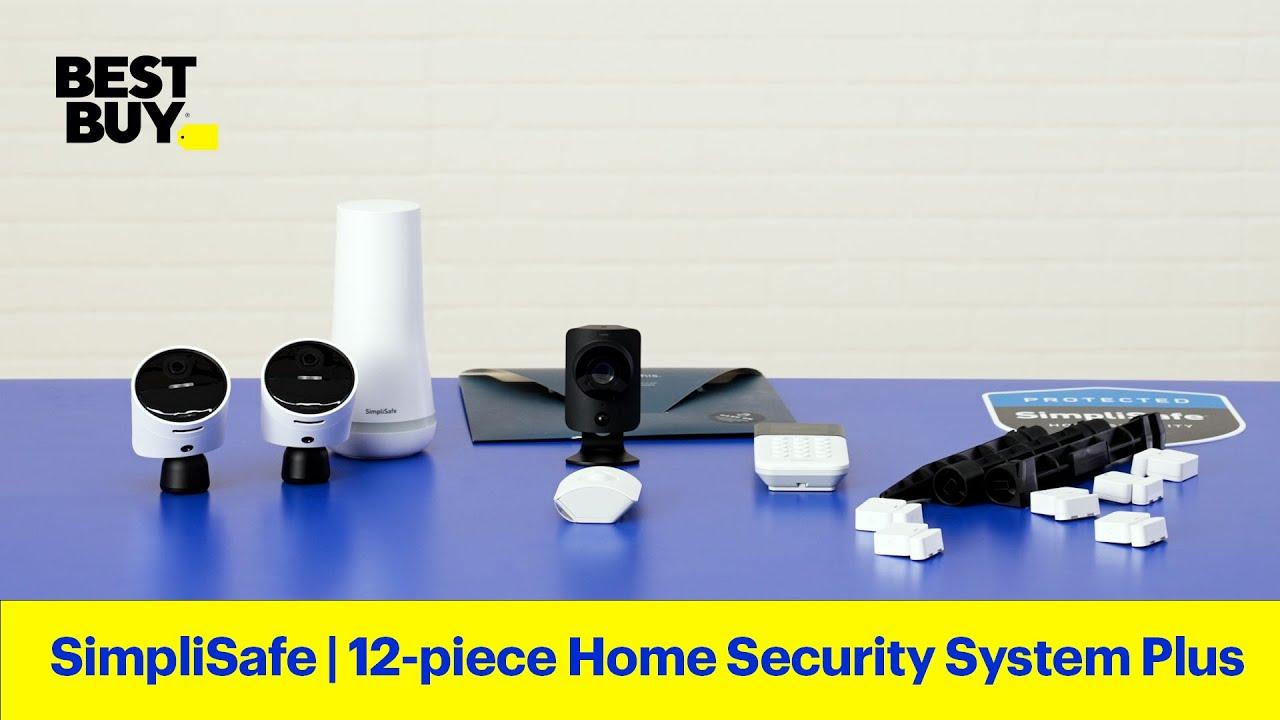 SimpliSafe Home Security System Plus with Indoor & Outdoor Cameras - from Best Buy thumbnail