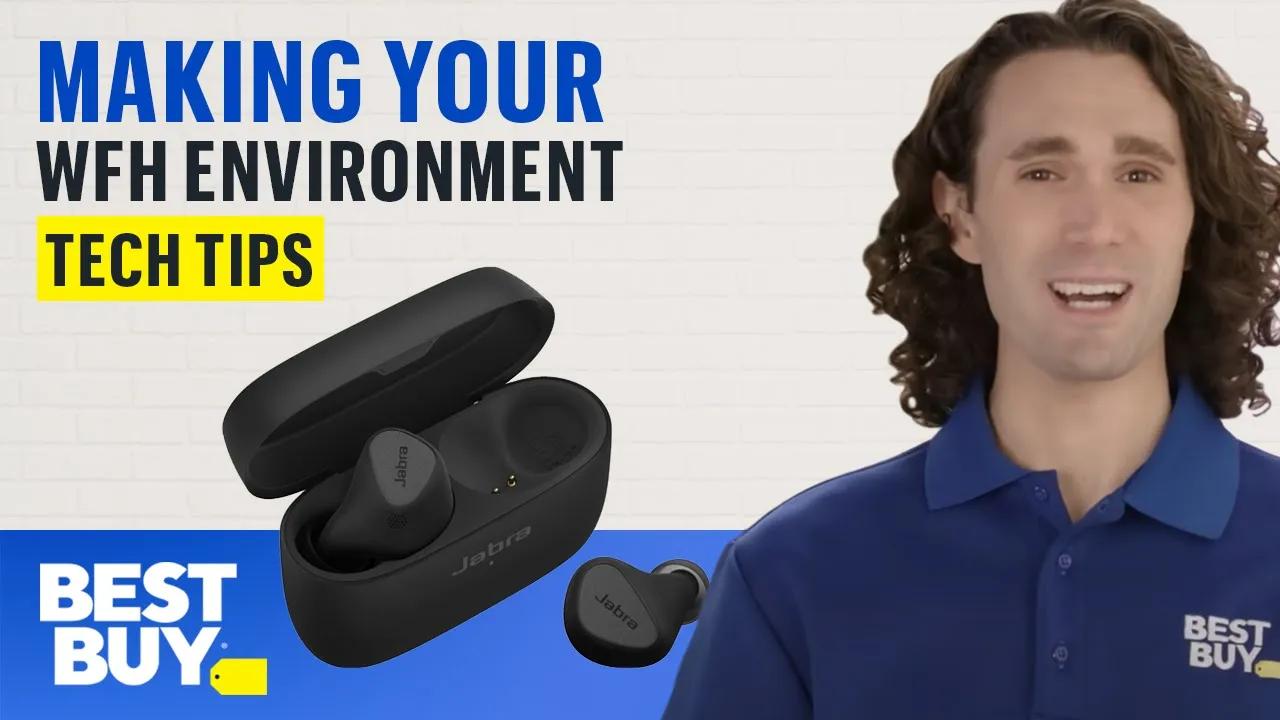 Work from Home with Jabra Headphones - Tech Tips from Best Buy thumbnail