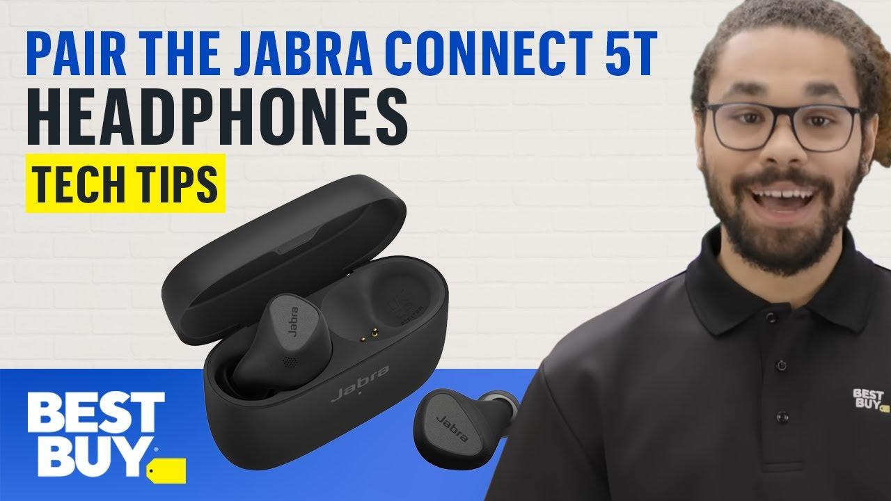 Pairing the Jabra Connect 5t Headphones - Tech Tips from Best Buy thumbnail