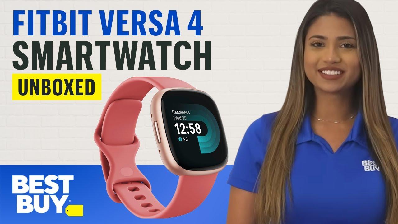 Fitbit Versa 4 Fitness Smartwatch - Unboxed from Best Buy thumbnail