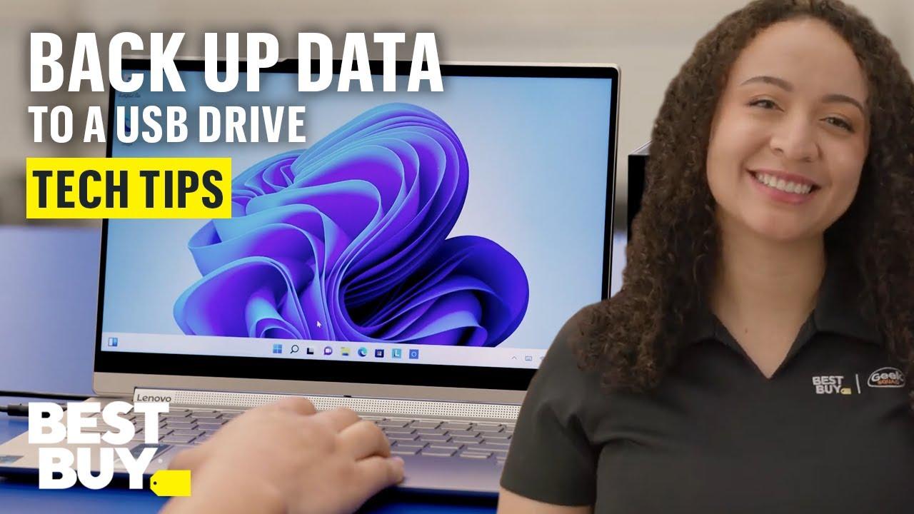 Backing Up Data to a USB Drive - Tech Tips from Best Buy thumbnail