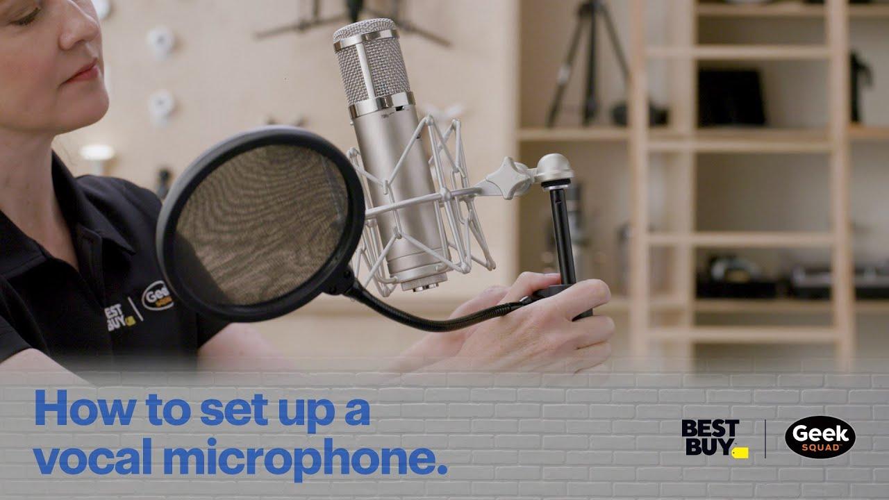 Tech Tips: How to use a vocal microphone. thumbnail