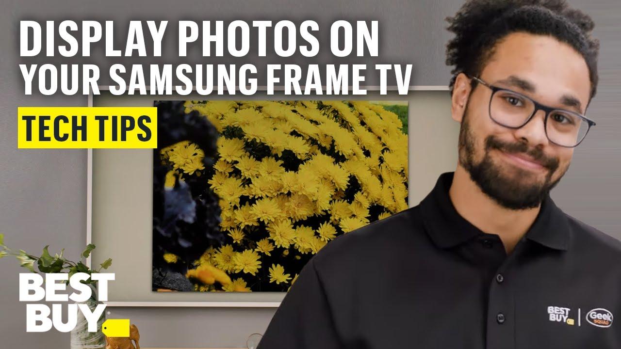 How To Display Photos on Your Samsung Frame TV - Tech Tips from Best Buy thumbnail