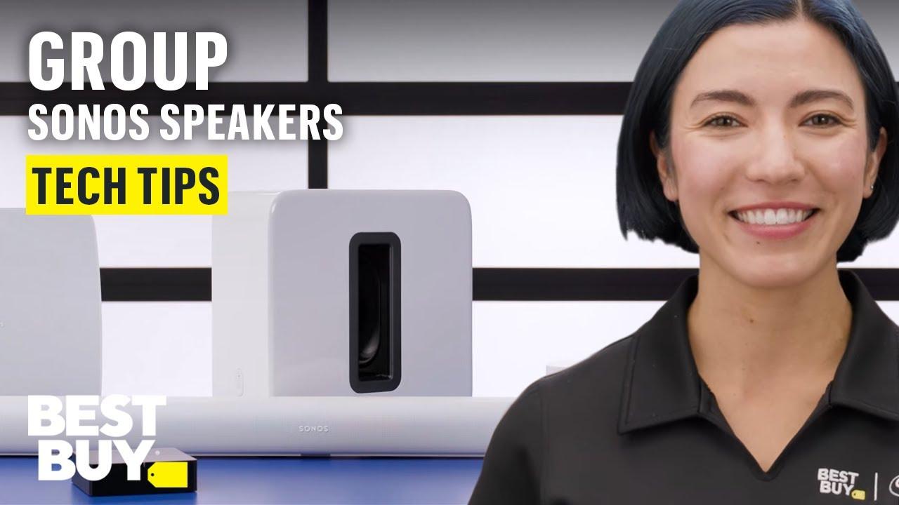 Grouping Your Sonos Speakers - Tech Tips from Best Buy thumbnail