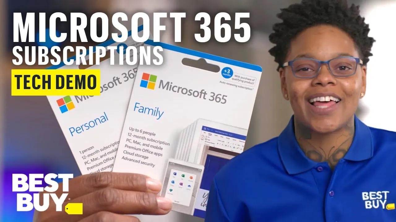 Microsoft 365 Subscriptions - Tech Demo from Best Buy thumbnail