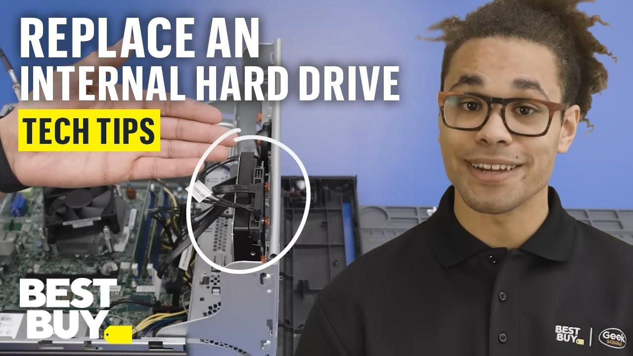 Replacing an Internal Hard Drive - Tech Tips from Best Buy thumbnail