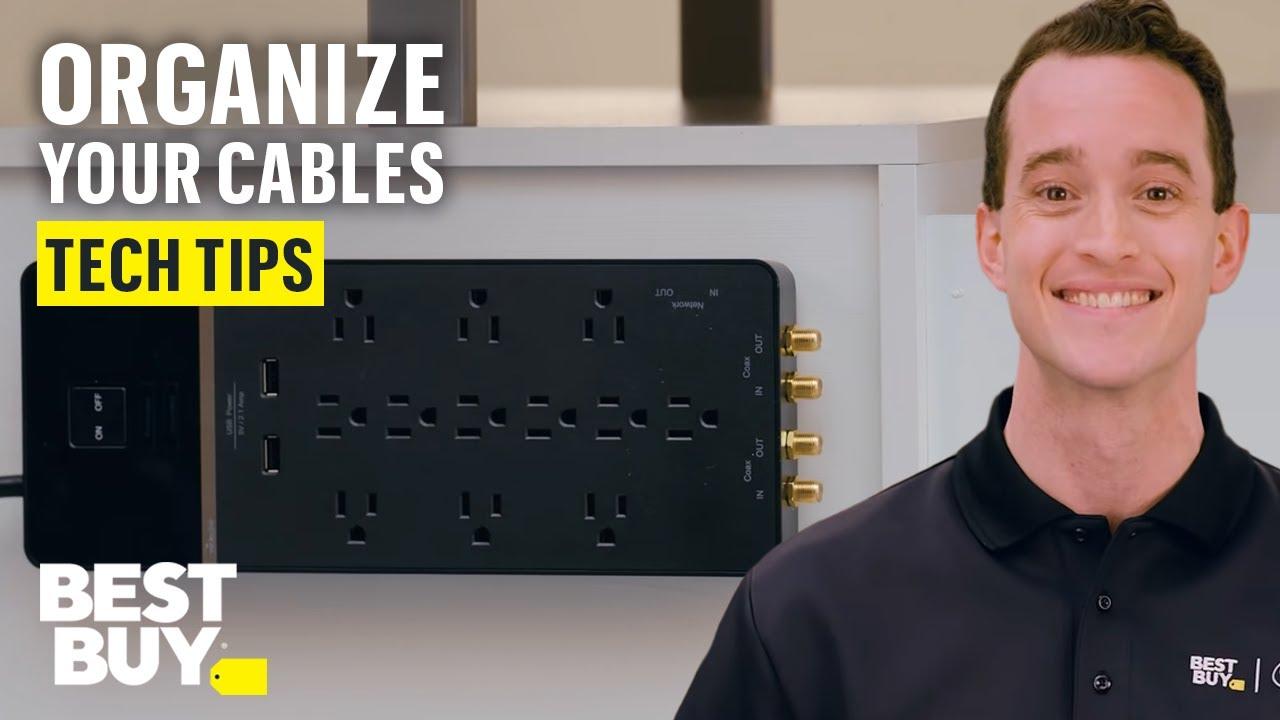 Organizing Your Cables - Tech Tips from Best Buy thumbnail