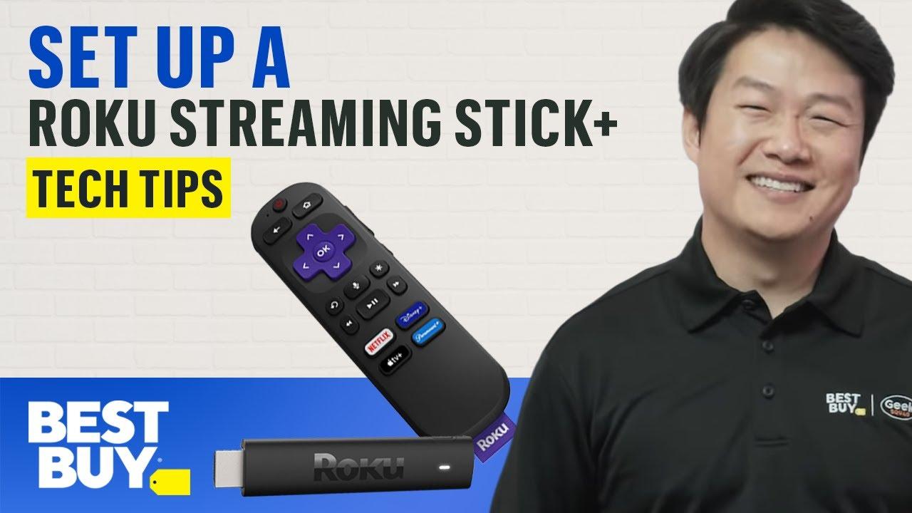 Setting Up a Roku Streaming Stick+ - Tech Tips from Best Buy thumbnail