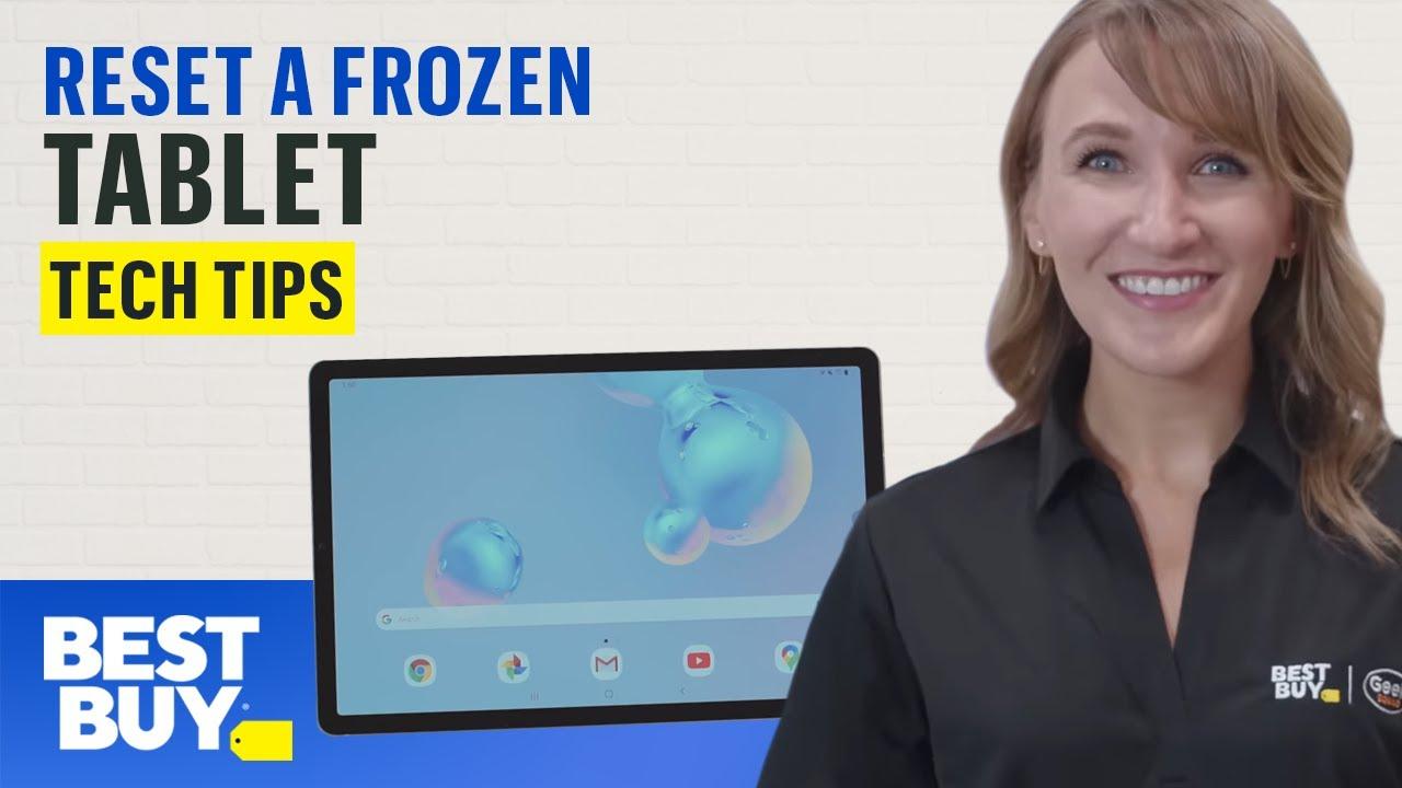 Reset Your Frozen Tablet - Tech Tips from Best Buy thumbnail