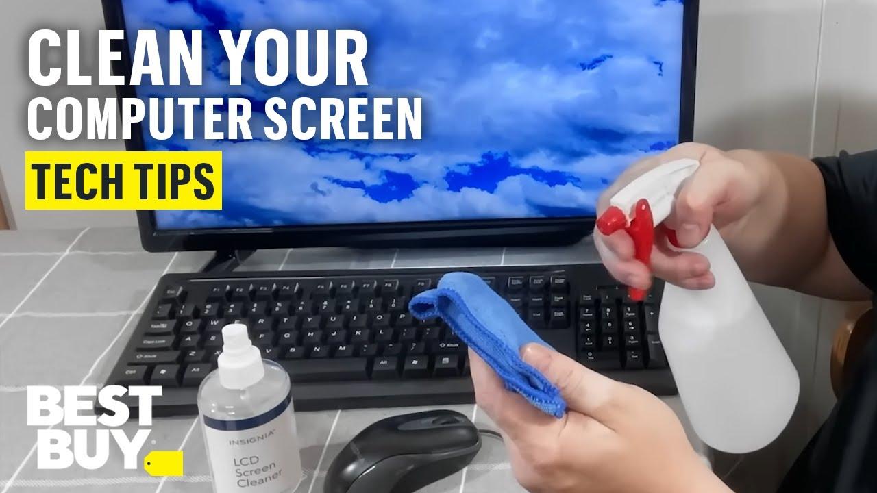 How To Clean Your Computer Screen - Tech Tips from Best Buy thumbnail