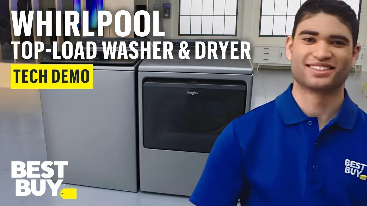 Whirlpool Top-Load Washer & Dryer - Tech Demo from Best Buy thumbnail