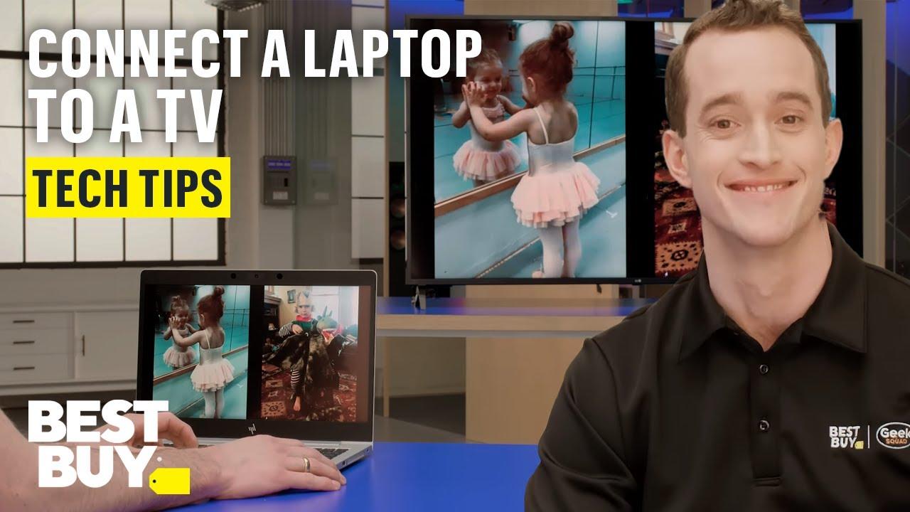 How to Connect a Laptop to a TV - Tech Tips from Best Buy thumbnail