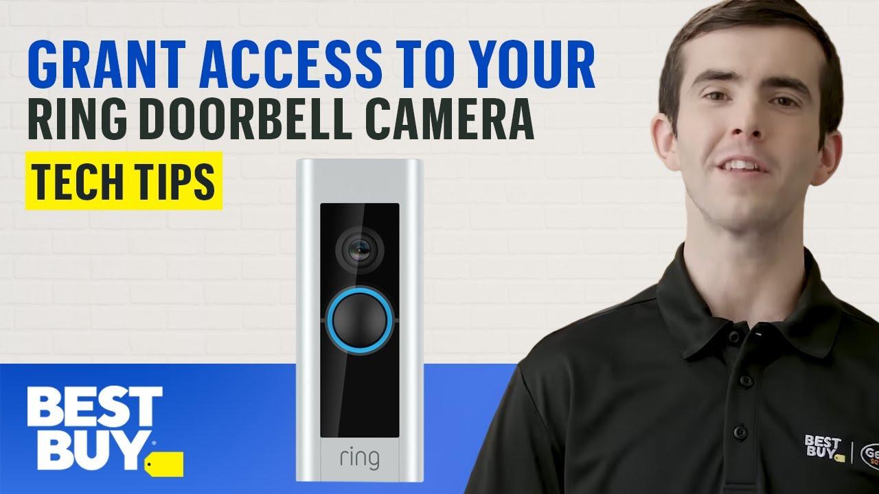 Granting Someone Access to Your Ring Doorbell Camera - Tech Tips from Best Buy thumbnail