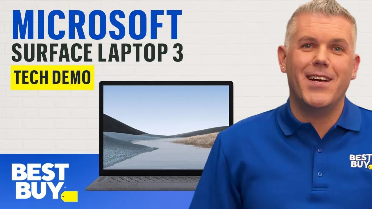 Microsoft Surface Laptop 3 - Tech Demo from Best Buy thumbnail