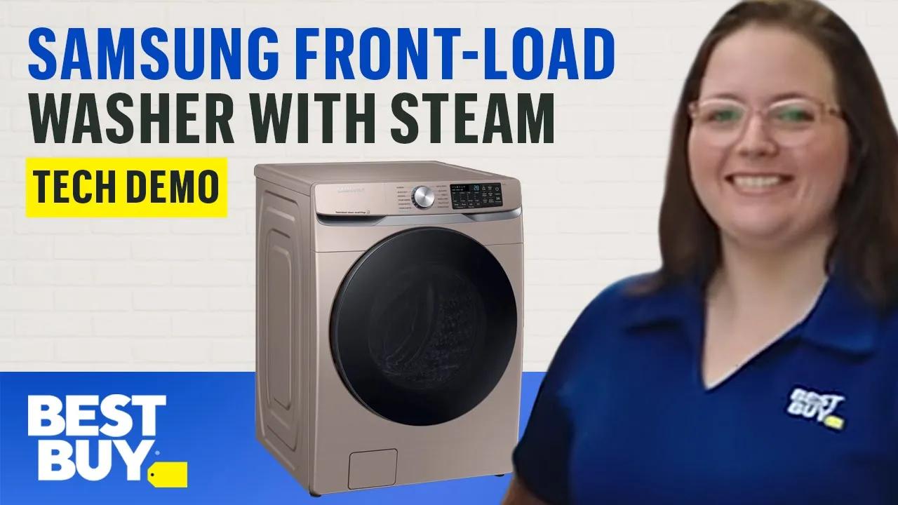 Samsung Front-Load Washer with Steam - Tech Demo from Best Buy thumbnail