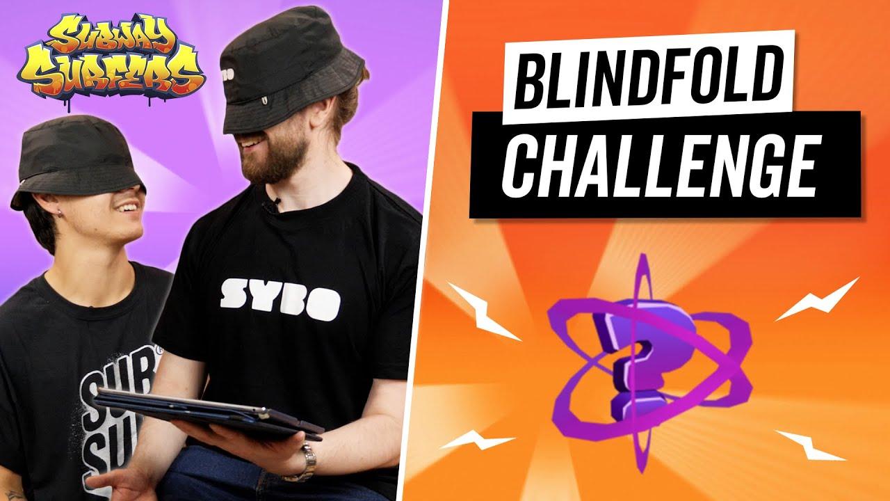 The New Subway Surfers BLINDFOLD CHALLENGE?! thumbnail