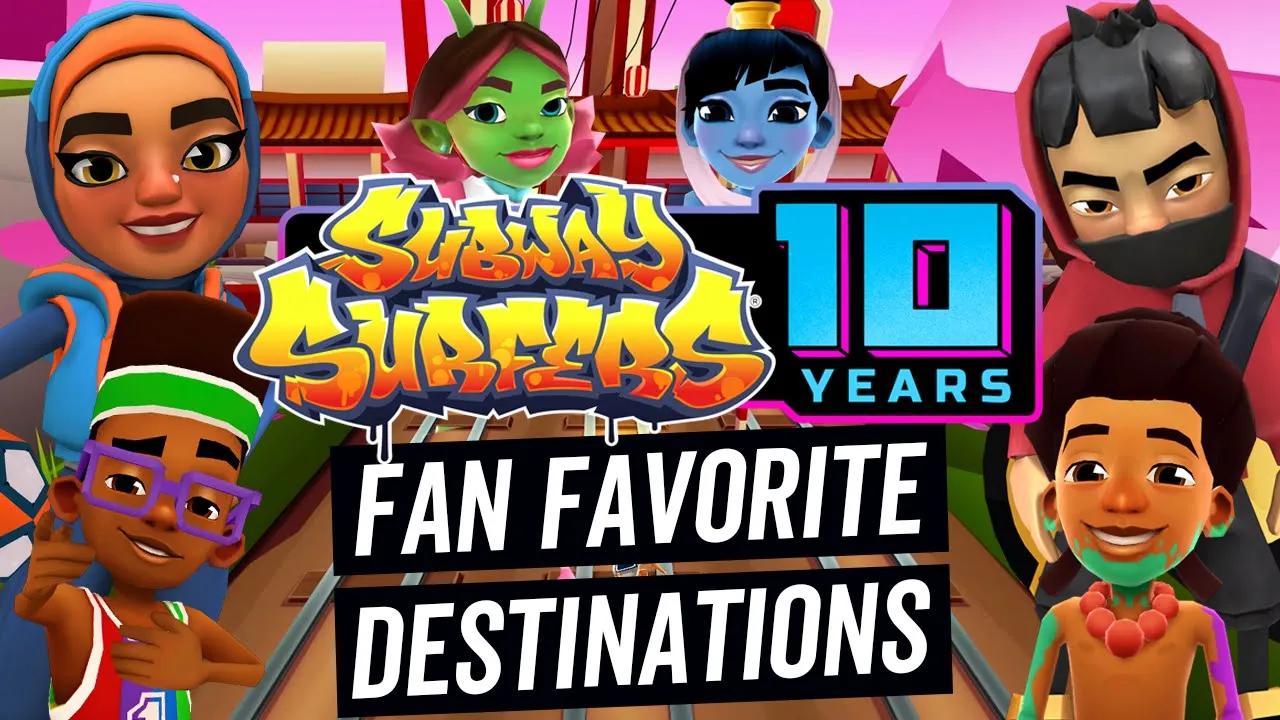 All Fan Favorite Subway Surfers World Tour Cities - 10 Years Running Edition | SYBO TV thumbnail