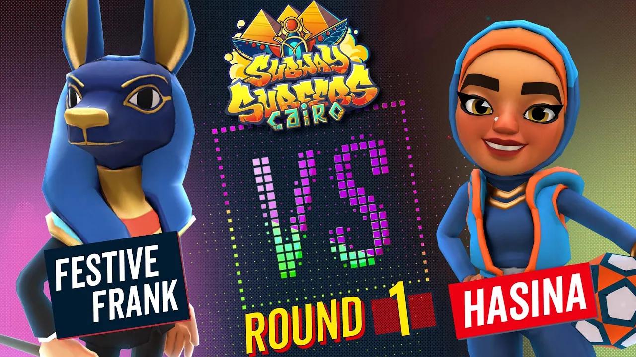 Subway Surfers Versus | Festive Frank VS Hasina | Cairo - Round 1 | SYBO TV thumbnail