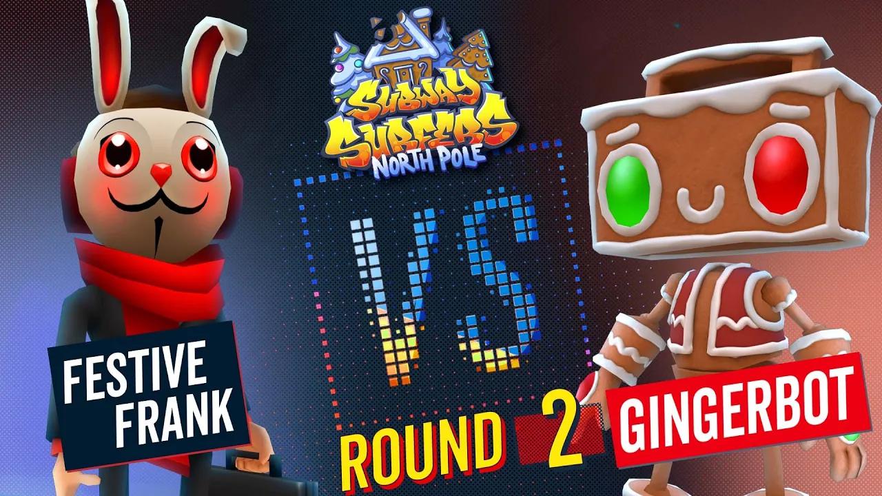 Subway Surfers Versus | Festive Frank VS Gingerbot | North Pole - Round 2 | SYBO TV thumbnail