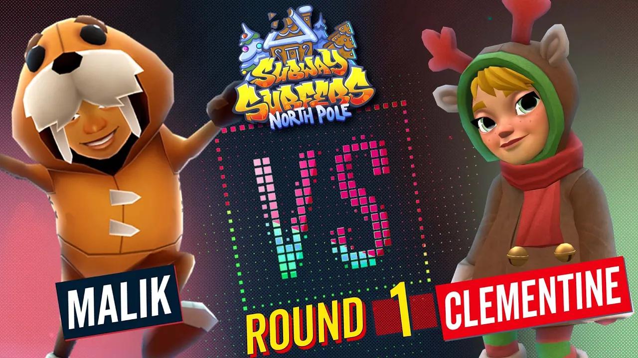 Subway Surfers Versus | Malik VS Clementine | North Pole - Round 1 | SYBO TV thumbnail