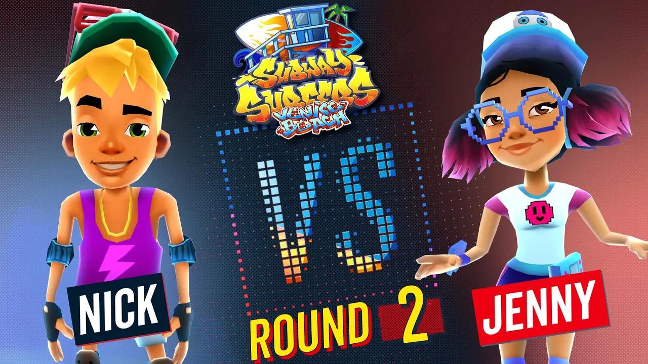 Subway Surfers Versus | Nick VS Jenny | Venice Beach - Round 2 | SYBO TV thumbnail