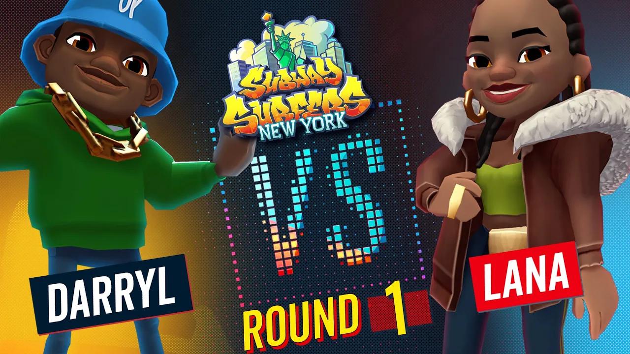 Subway Surfers Versus | Darryl VS Lana | New York - Round 1 | SYBO TV thumbnail