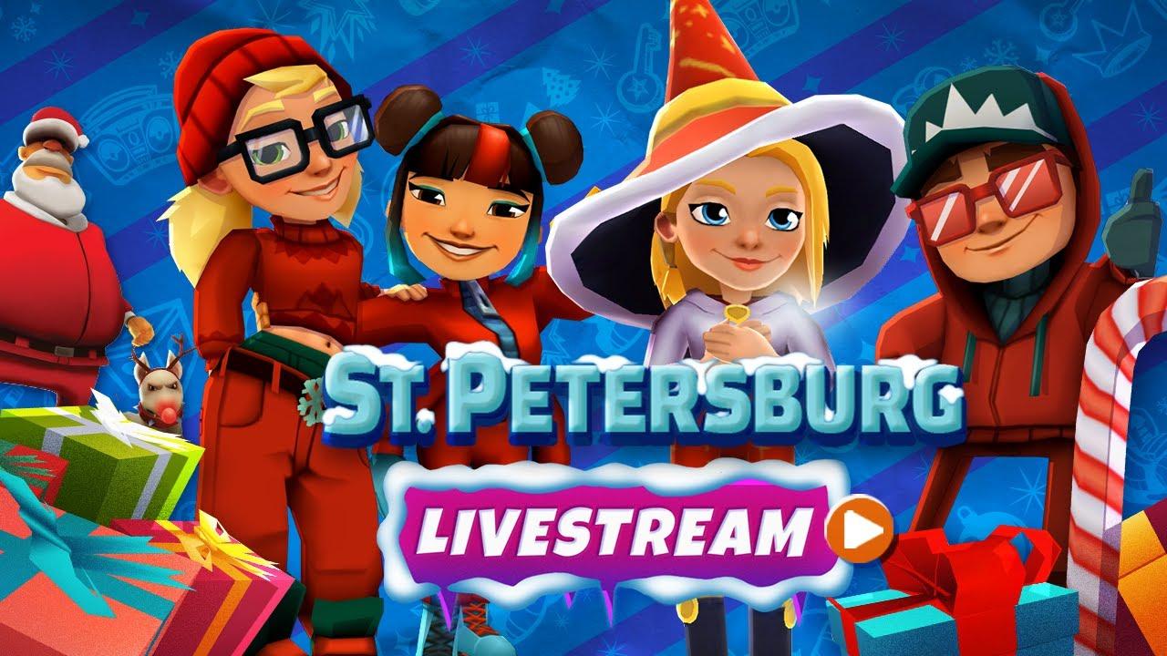 🔴 (GIVEAWAY) Festive Crew Takes Over St. Petersburg! I Subway Surfers Gameplay Livestream thumbnail