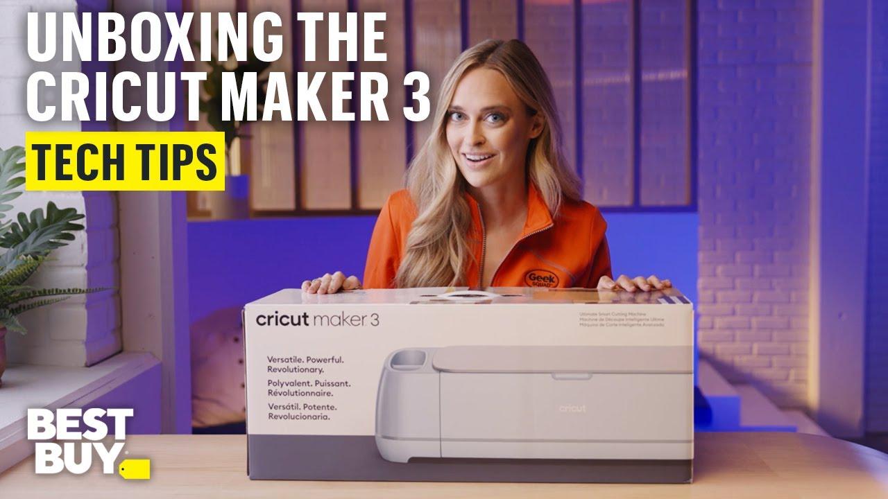 Unboxing the Cricut Maker 3 Smart Cutting Machine – Tech Tips from Best Buy thumbnail