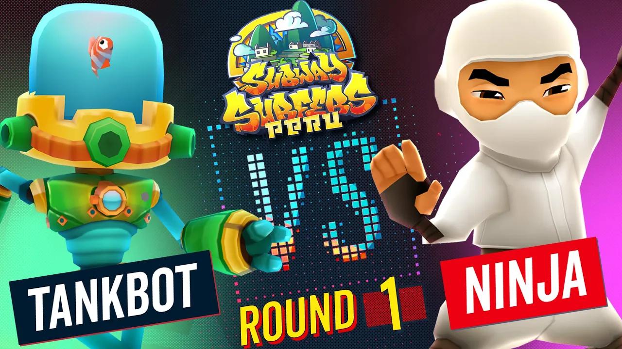 Subway Surfers Versus | Tankbot VS Ninja | Peru - Round 1 | SYBO TV thumbnail