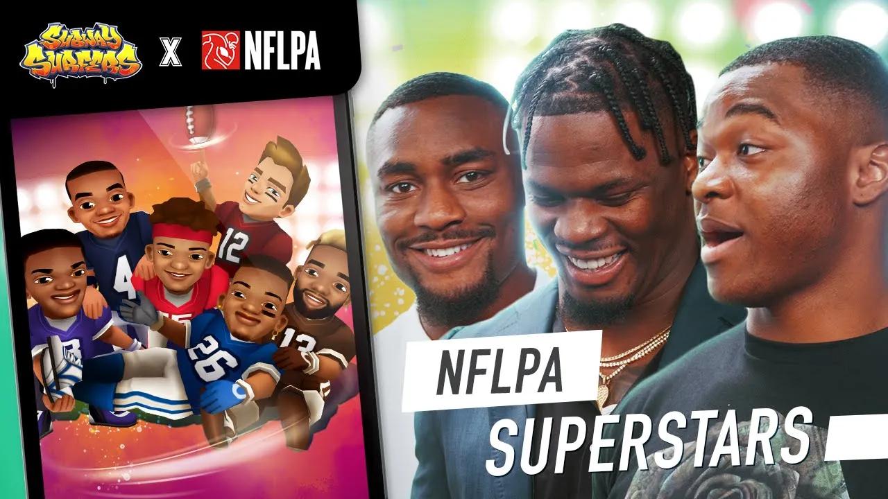 NFLPA stars play Subway Surfers & drop words of wisdom! | Subway Surfers x NFLPA thumbnail