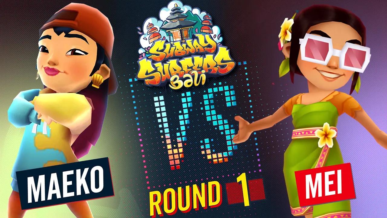 Subway Surfers Versus | Maeko VS Mei | Bali - Round 1 | SYBO TV thumbnail