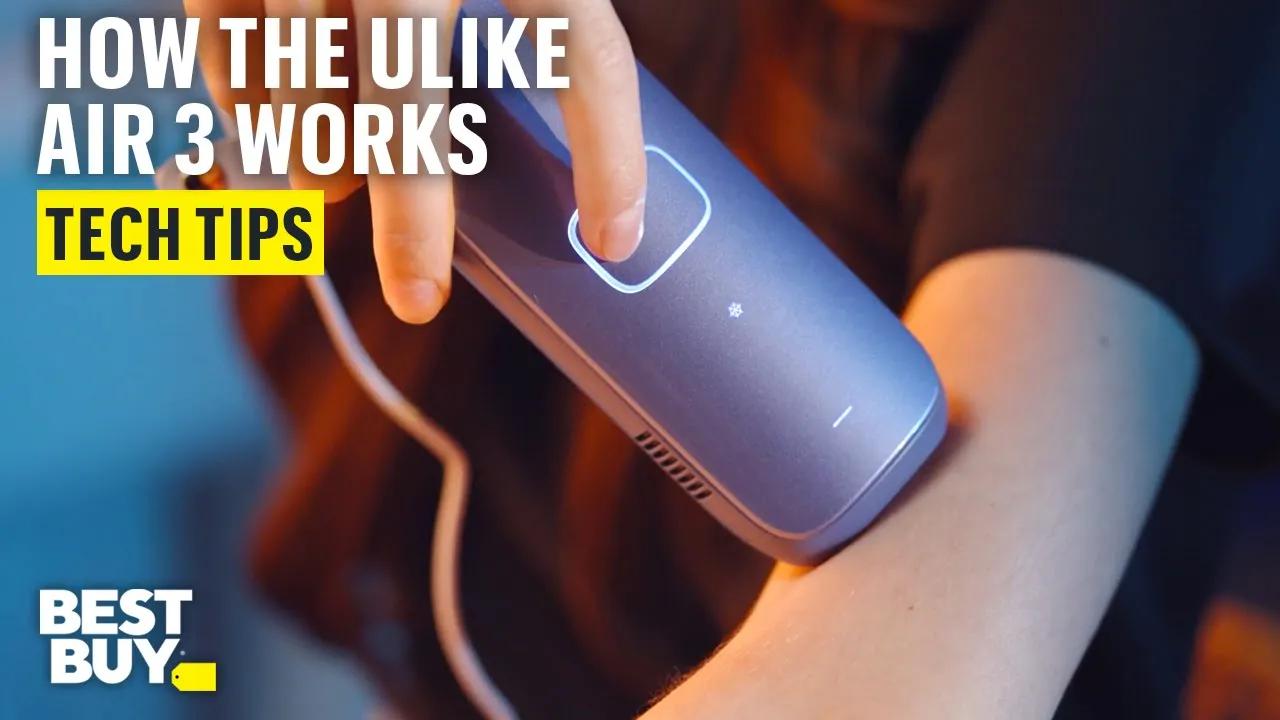 How the Ulike Air 3 Ice Cooling IPL Dry Hair Removal Device Works – Tech Tips from Best Buy thumbnail