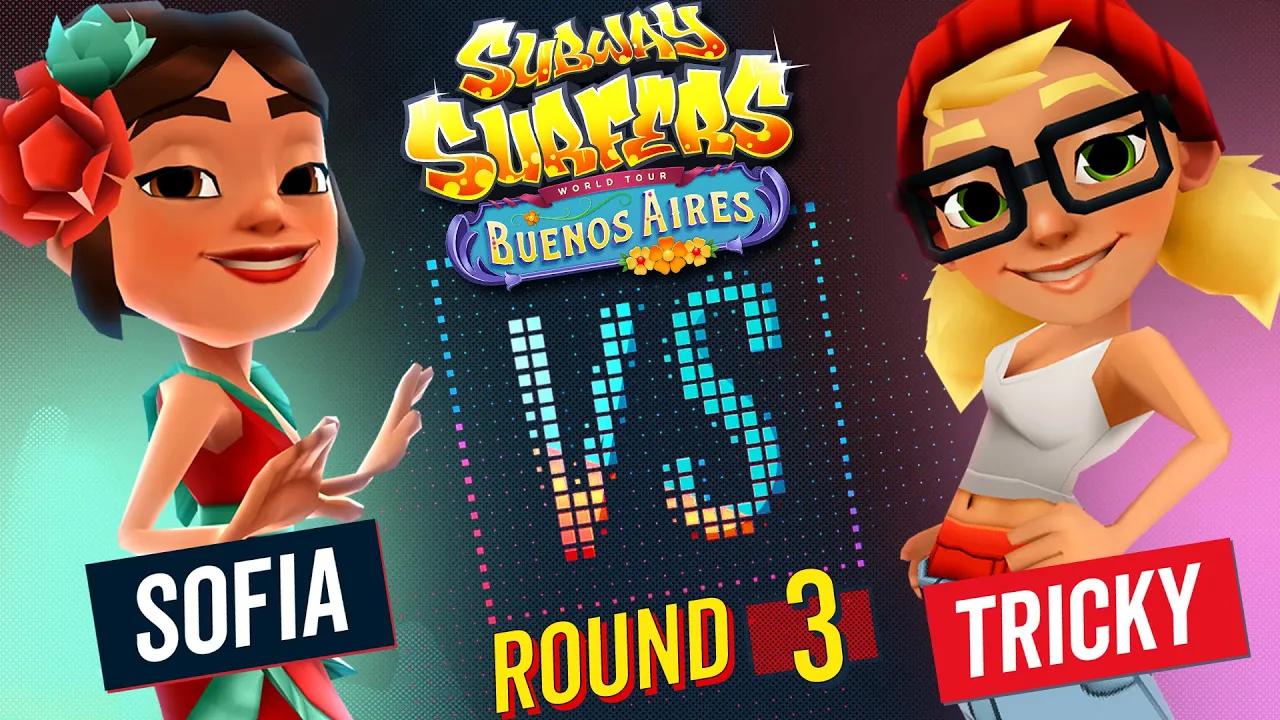 Subway Surfers Versus | Sofia vs Tricky | Buenos Aires - Round 3 | SYBO TV thumbnail