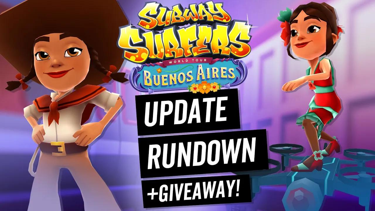 WHAT'S NEW? - Buenos Aires Update + GIVEAWAY! | Subway Surfers Update Rundown thumbnail