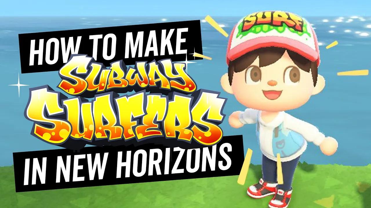 Subway Surfers in Animal Crossing New Horizons?! 🤩👕 How To Make Jake! thumbnail